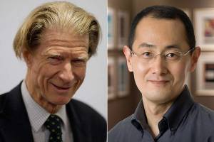 Лауреаты Нобелевской премии по физиологии и медицине 2012 года Джон Гёрдон (John Bertrand Gurdon) и Синъя Яманака (Shinya Yamanaka)